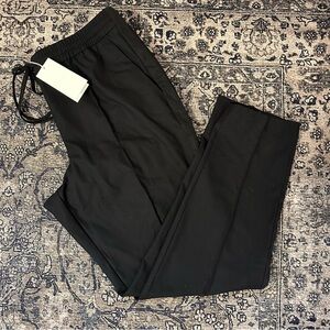 NWT! HUGO BOSS Women’s US 14 Ariva Pants Tapered Leg Trousers Black